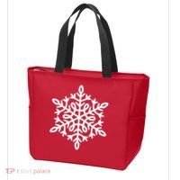 Big Snowflakes Christmas Tote Bag thumb 3