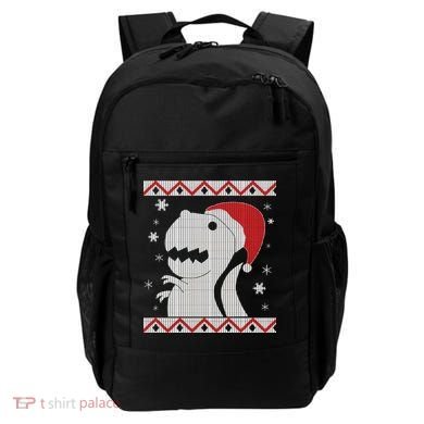 Big T-Rex Ugly Christmas Backpack