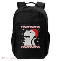 Big T-Rex Ugly Christmas Backpack thumb 0