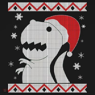 Big T-Rex Ugly Christmas Bucket Hat