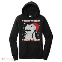 Big T-Rex Ugly Christmas Women's Hoodie thumb 0