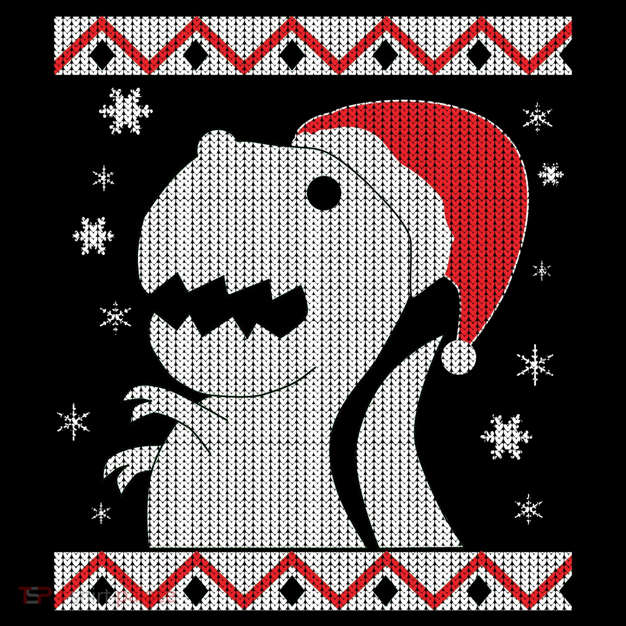 Big T-Rex Ugly Christmas Visor