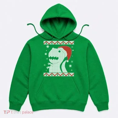 Big T-Rex Ugly Christmas Hoodie