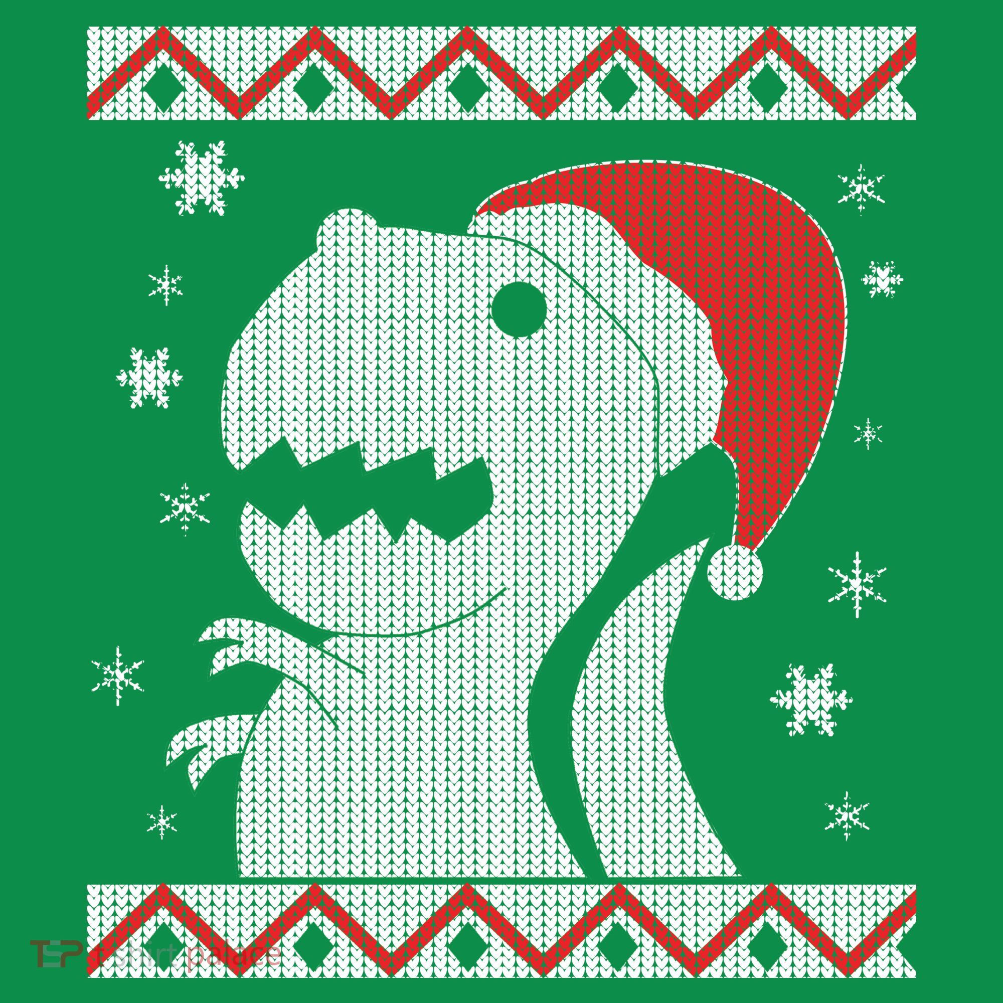 Big T-Rex Ugly Christmas Hoodie