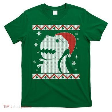 Big T-Rex Ugly Christmas T-Shirt
