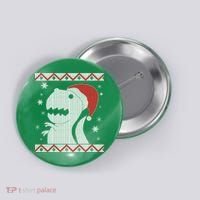 Big T-Rex Ugly Christmas Button thumb 0