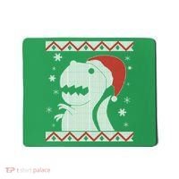 Big T-Rex Ugly Christmas Mousepad thumb 0