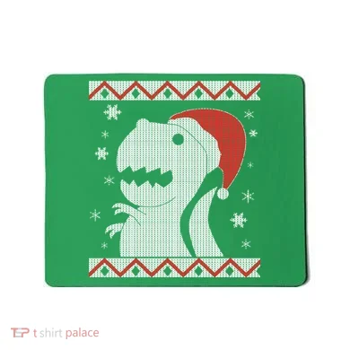 Big T-Rex Ugly Christmas Mousepad