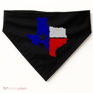 Big Texas Flag Vintage USA-Made Doggie Bandana