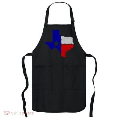 Big Texas Flag Vintage Apron