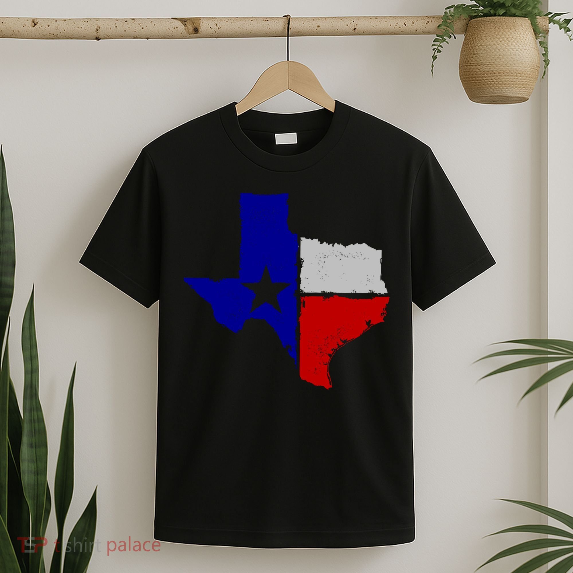 Big Texas Flag Vintage T-Shirt