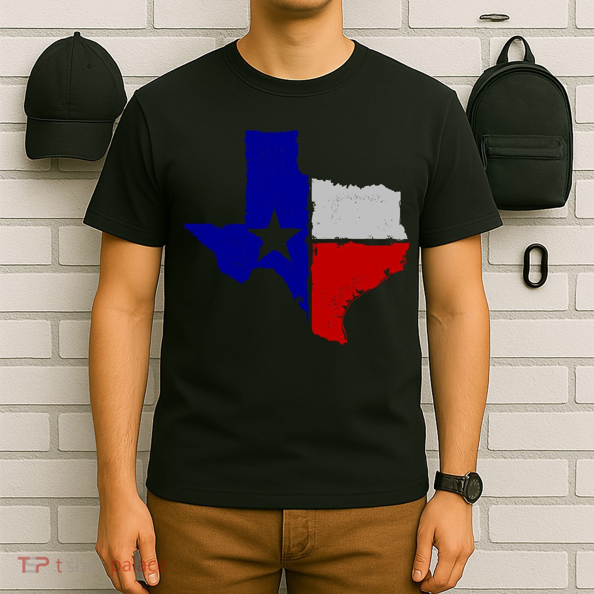 Big Texas Flag Vintage T-Shirt