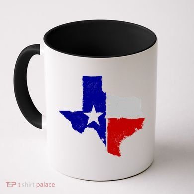 Big Texas Flag Vintage Coffee Mug