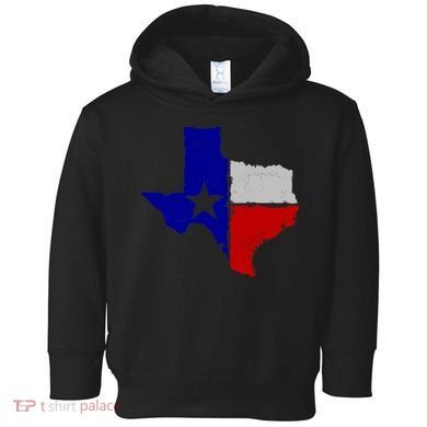 Big Texas Flag Vintage Toddler Hoodie