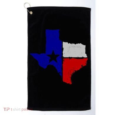 Big Texas Flag Vintage Golf Towel