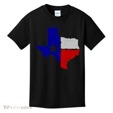 Big Texas Flag Vintage Kids T-Shirt