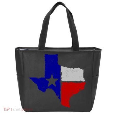 Big Texas Flag Vintage Tote Bag