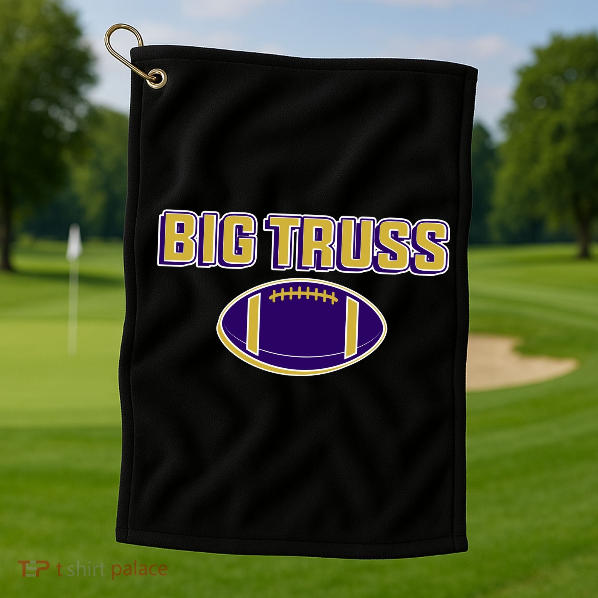 Big Truss Baltimore Football Golf Towel