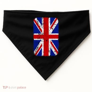 Big Vintage British England Flag USA-Made Doggie Bandana