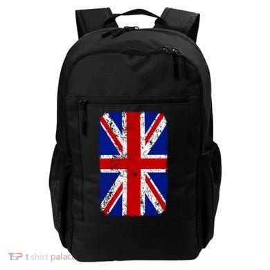 Big Vintage British England Flag Backpack