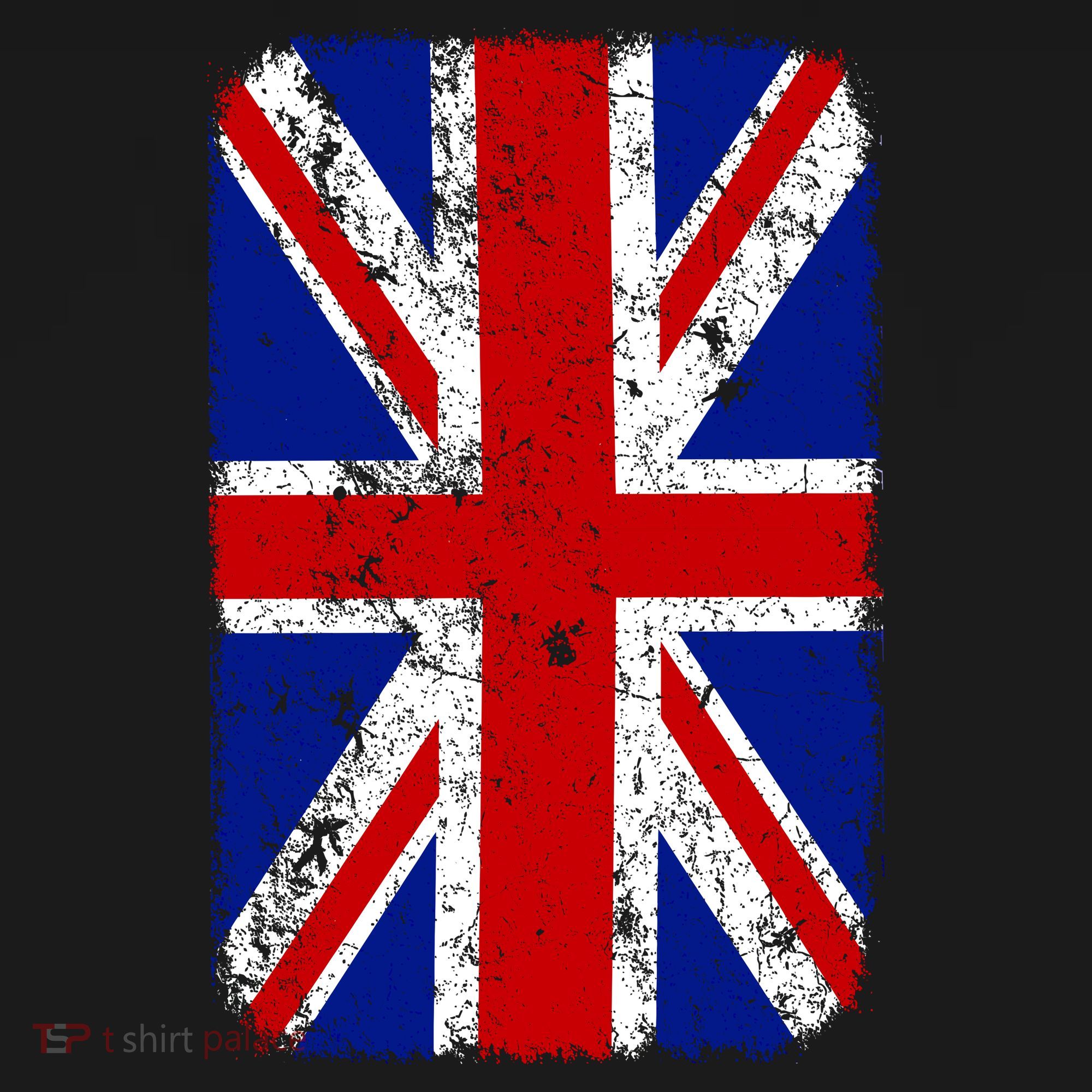 Big Vintage British England Flag Women's Long Sleeve Shirt