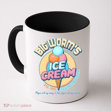 Big Worm's Ice Cream Est 1995 Coffee Mug