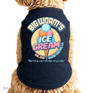 Big Worm's Ice Cream Est 1995 Doggie Tank
