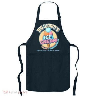Big Worm's Ice Cream Est 1995 Apron