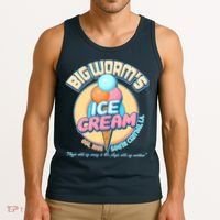Big Worm's Ice Cream Est 1995 Tank Top thumb 3