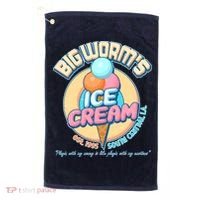 Big Worm's Ice Cream Est 1995 Golf Towel thumb 0