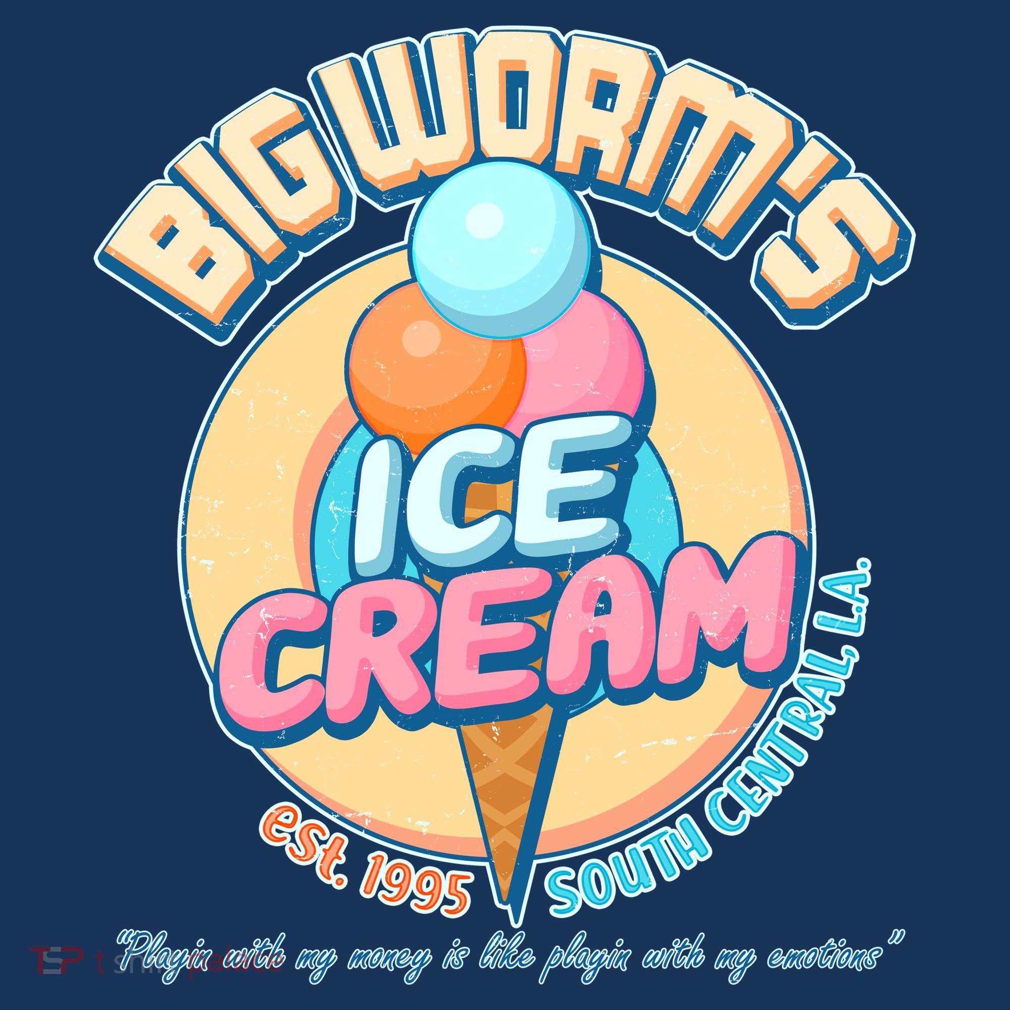 Big Worm's Ice Cream Est 1995 Kids Sweatshirt