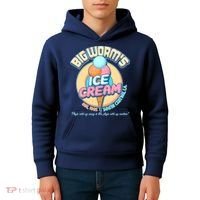 Big Worm's Ice Cream Est 1995 Kids Hoodie thumb 4