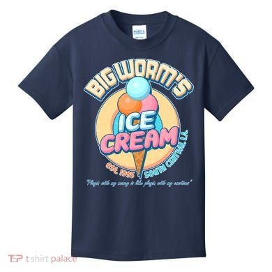 Big Worm's Ice Cream Est 1995 Kids T-Shirt
