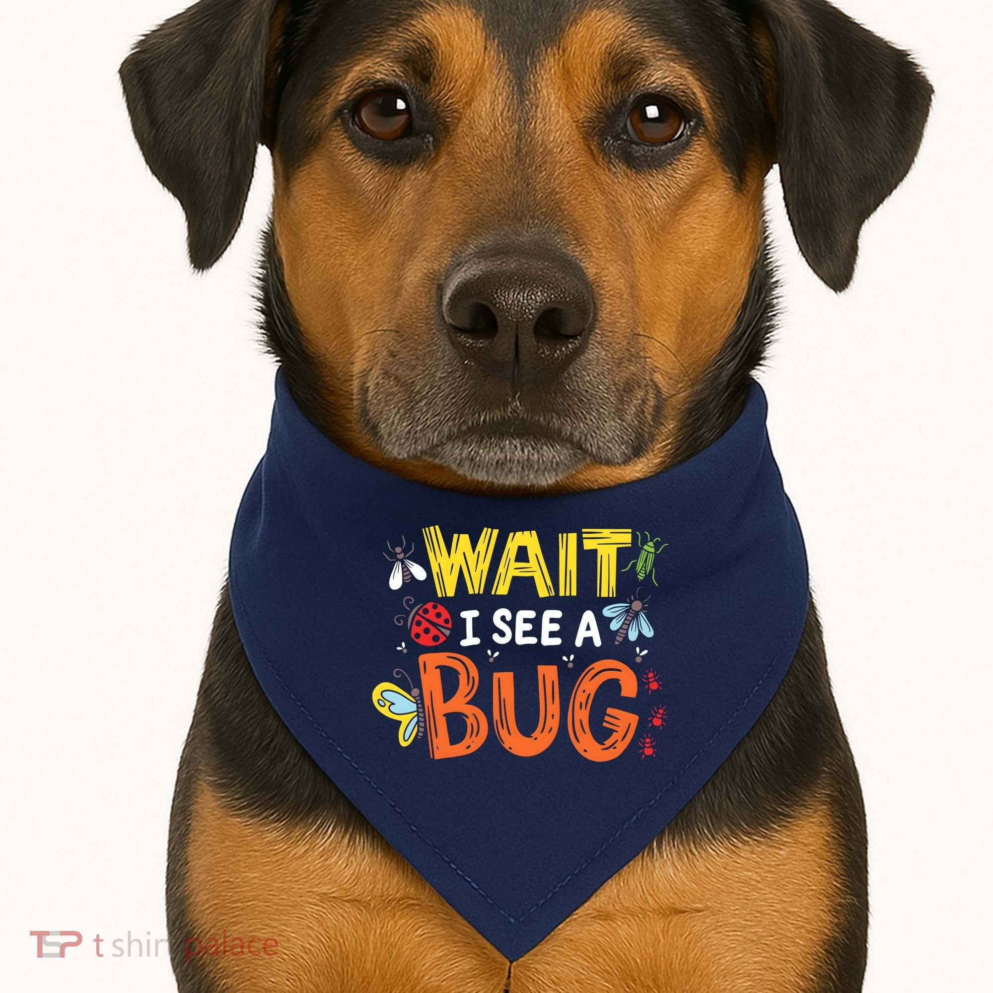 Bug Insect Gift For Entomologists And Bug Lovers USA-Made Doggie Bandana