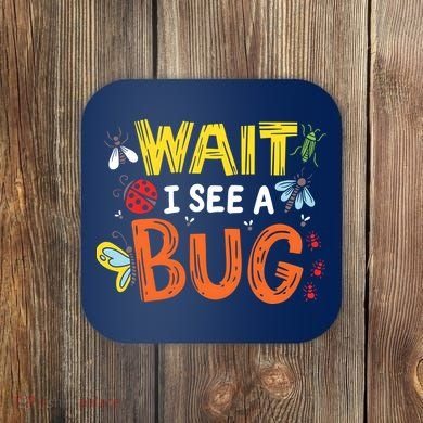 Bug Insect Gift For Entomologists And Bug Lovers Coaster