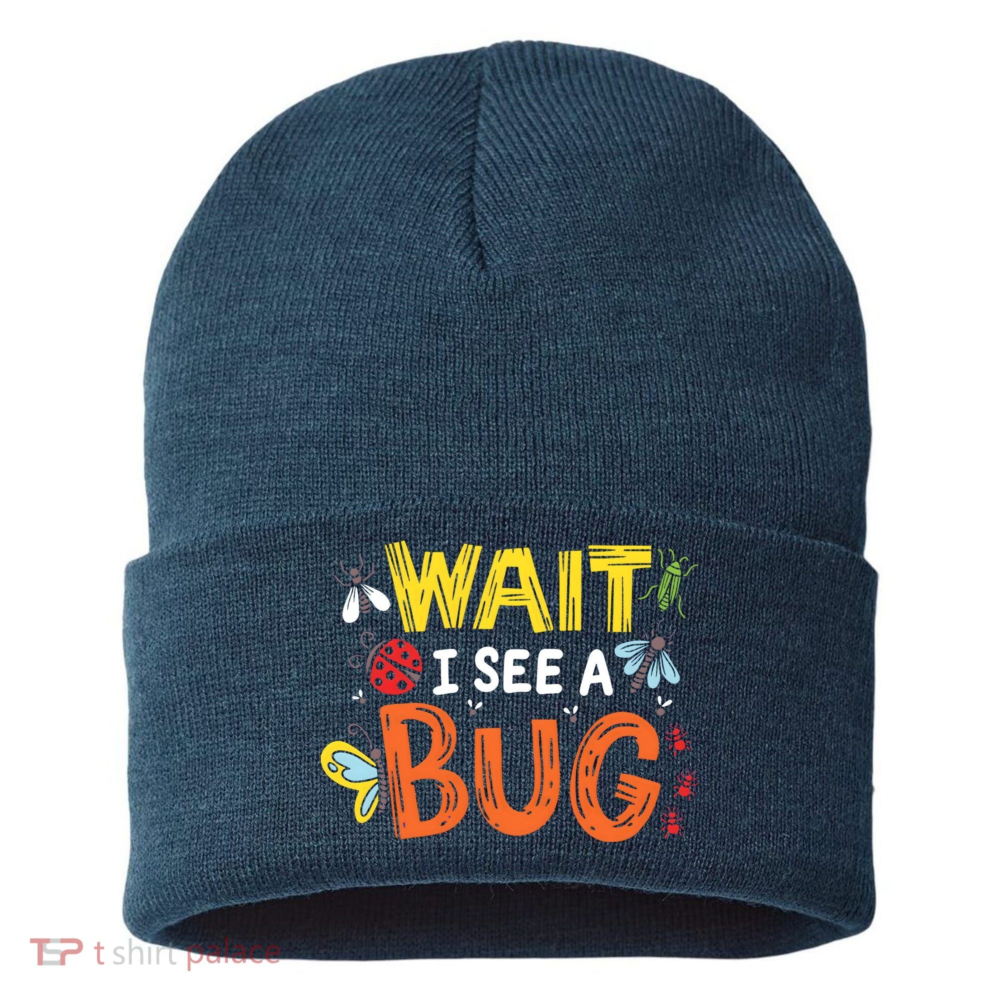 Bug Insect Gift For Entomologists And Bug Lovers Sustainable Knit Beanie