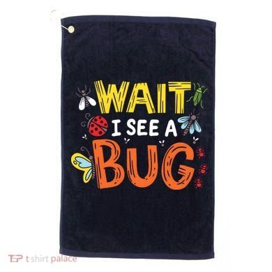 Bug Insect Gift For Entomologists And Bug Lovers Golf Towel