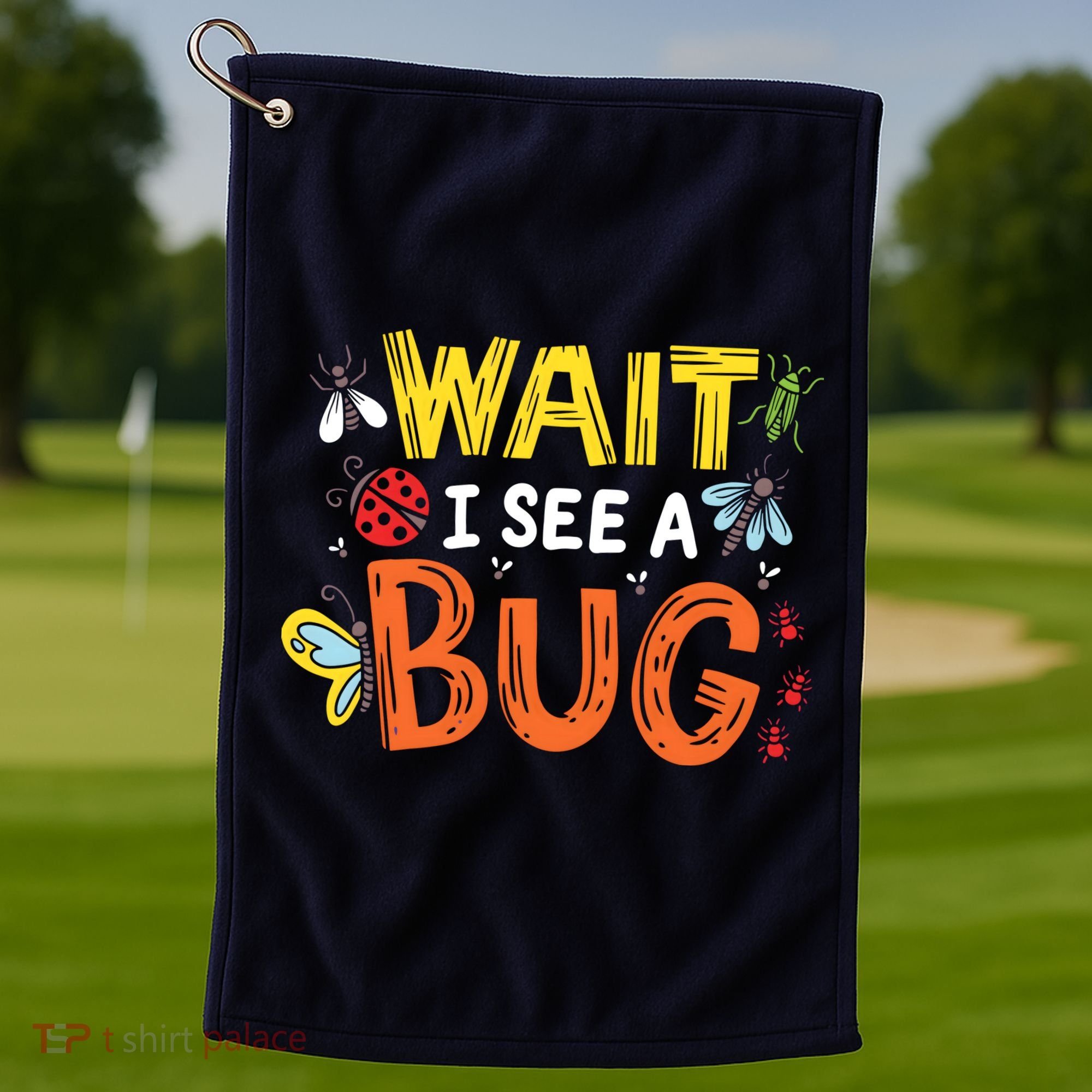 Bug Insect Gift For Entomologists And Bug Lovers Golf Towel