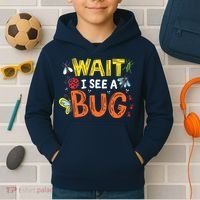 Bug Insect Gift For Entomologists And Bug Lovers Kids Hoodie thumb 2