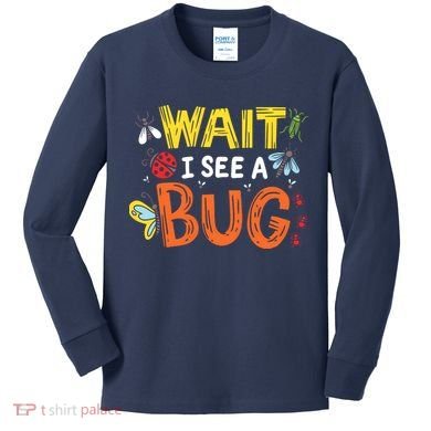 Bug Insect Gift For Entomologists And Bug Lovers Kids Long Sleeve Shirt