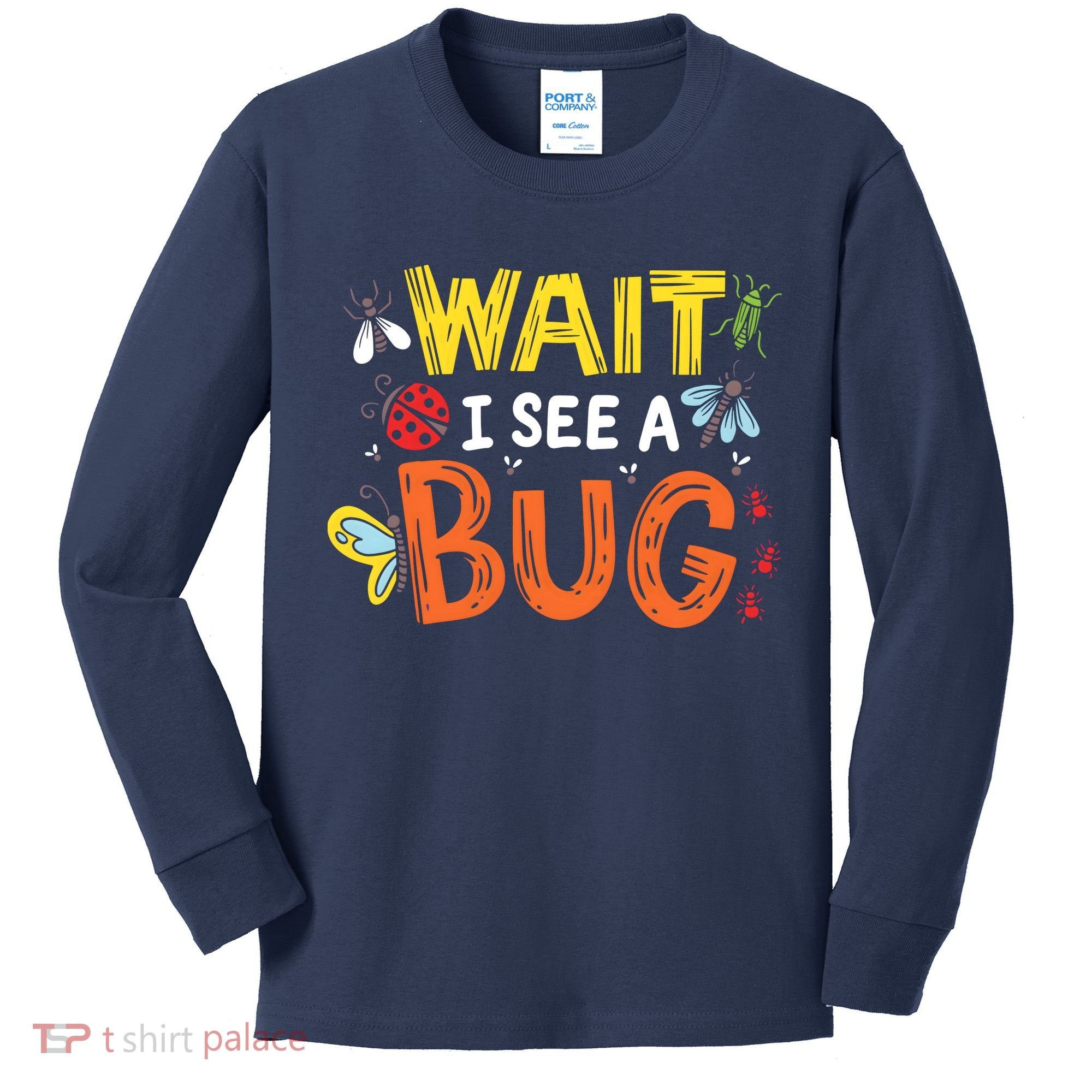 Bug Insect Gift For Entomologists And Bug Lovers Kids Long Sleeve Shirt