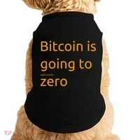 Bitcoin Is Going To Add Another Zero Hidden Message Black Doggie Tank thumb 0