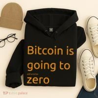 Bitcoin Is Going To Add Another Zero Hidden Message Black Hoodie thumb 4