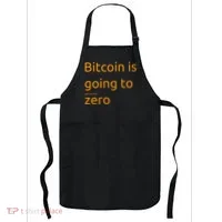 Bitcoin Is Going To Add Another Zero Hidden Message Black Apron thumb 0