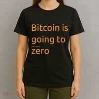Bitcoin Is Going To Add Another Zero Hidden Message Black T-Shirt thumb 4