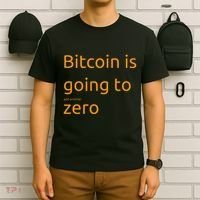 Bitcoin Is Going To Add Another Zero Hidden Message Black T-Shirt thumb 6