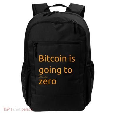 Bitcoin Is Going To Add Another Zero Hidden Message Black Backpack