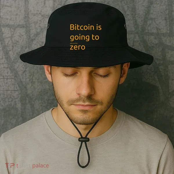 Bitcoin Is Going To Add Another Zero Hidden Message Black Bucket Hat