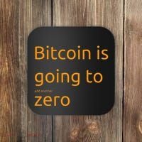 Bitcoin Is Going To Add Another Zero Hidden Message Black Coaster thumb 0