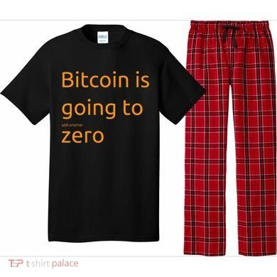 Bitcoin Is Going To Add Another Zero Hidden Message Black Pajama Set